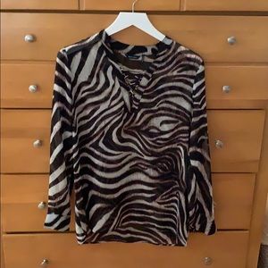 Marciano tiger stripe blouse